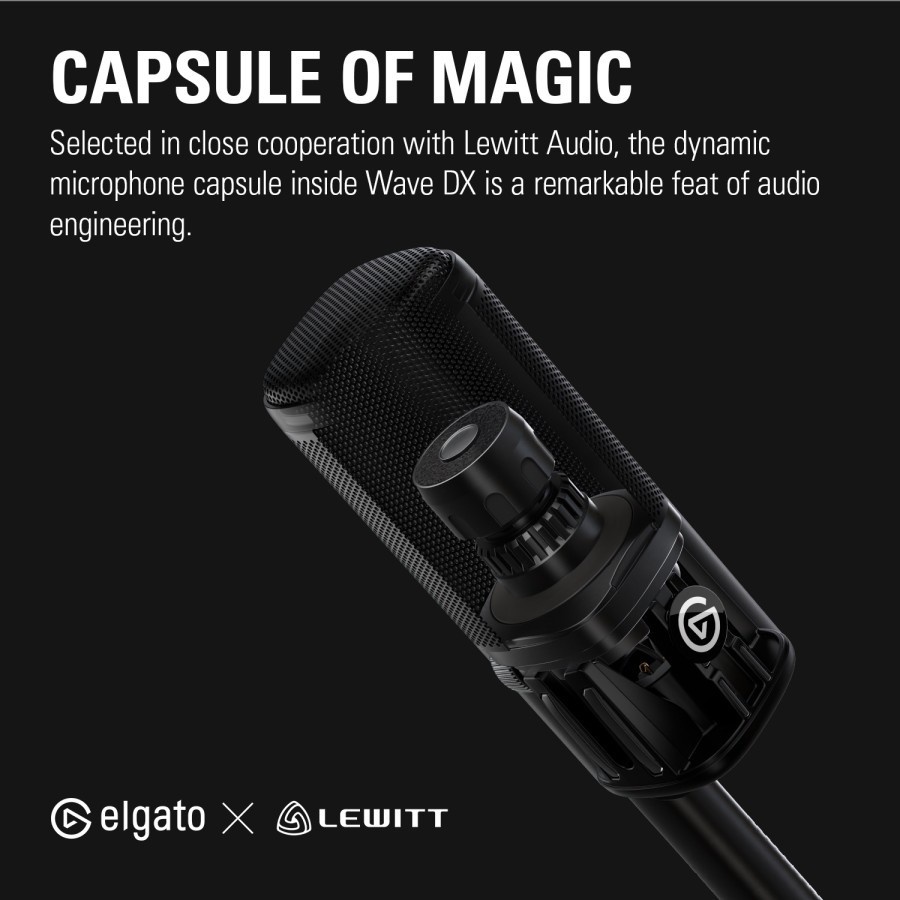 Elgato Wave DX Dynamic XLR Microphone For Streaming