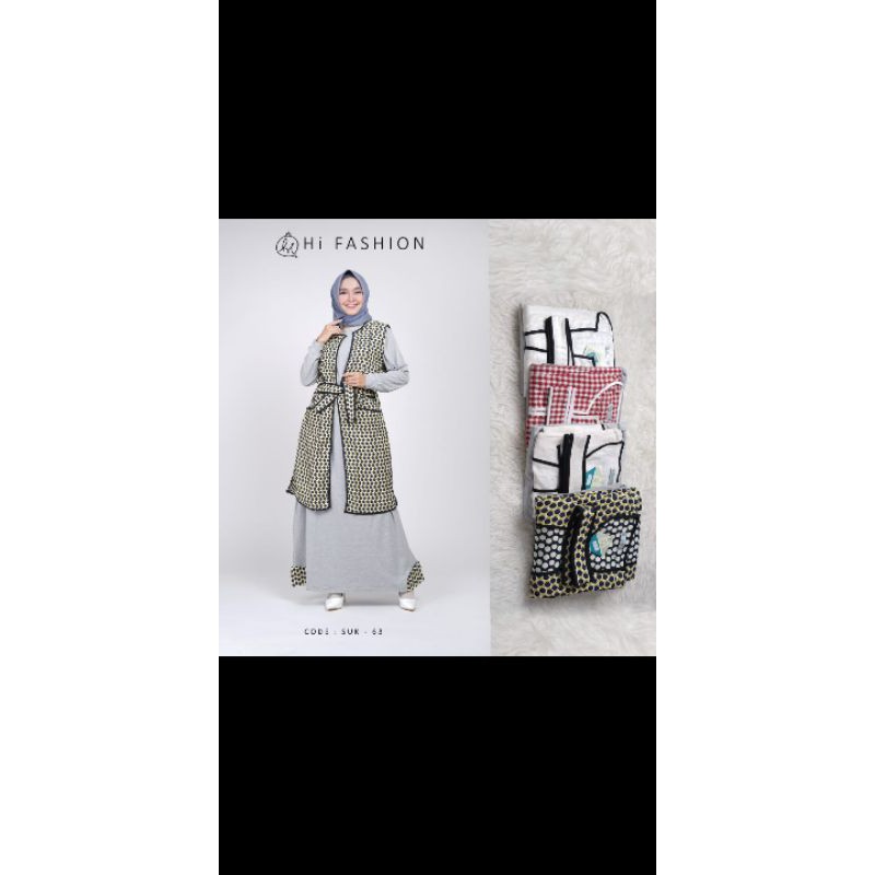 Gamis outer Hi Fashion original