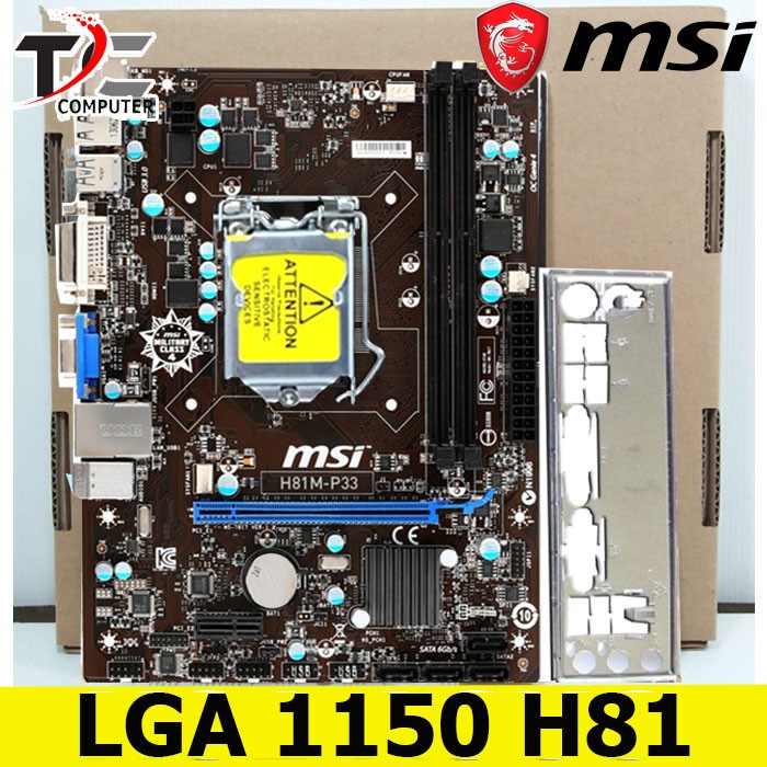 Mainboard Mobo Mobo Motherboard Socket Intel LGA 1150 H81 Onboard