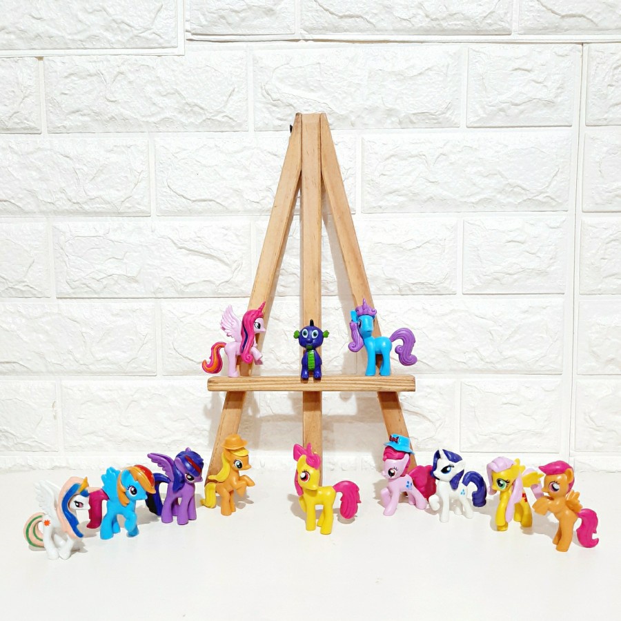 My Little Pony Hasbro figure set cake topper kado mainan anak murah