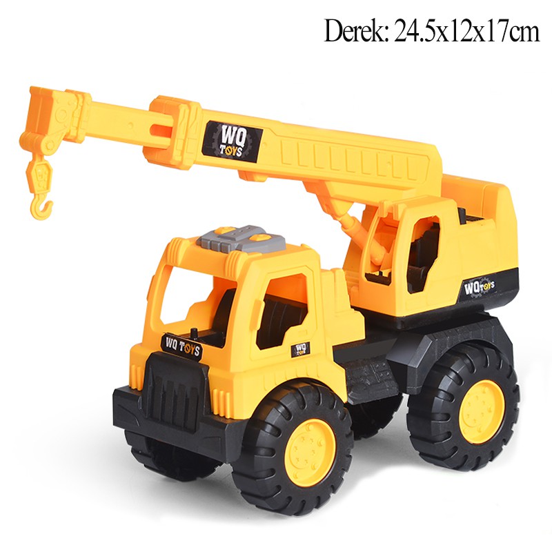 Truk Mainan Bulldozer Sandpit Truk Konstruksi Excavator Anak-anak Hadiah Mainan Anak Laki-Laki-Derek