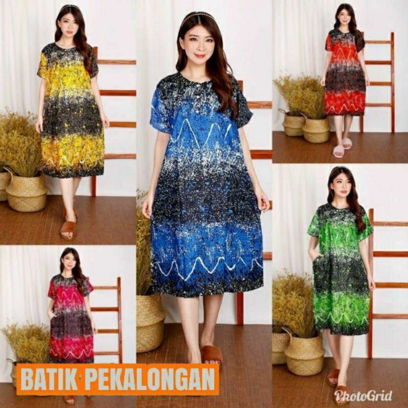 Daster Jumbo rintik. daster rayon jumbo. daster wanita jumbo. daster