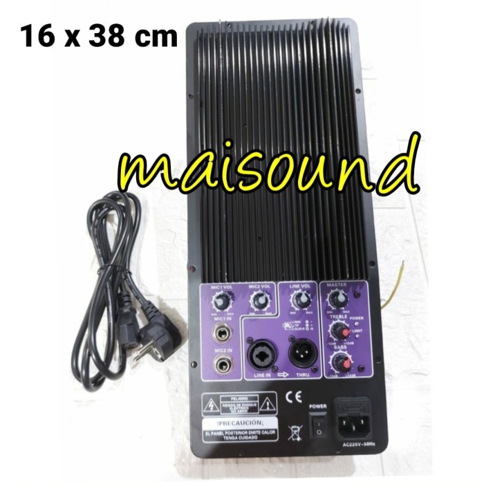 POWER KIT MESIN SPEAKER AKTIF MODEL HUPER 2000 WATT 16X38 FREE KABEL