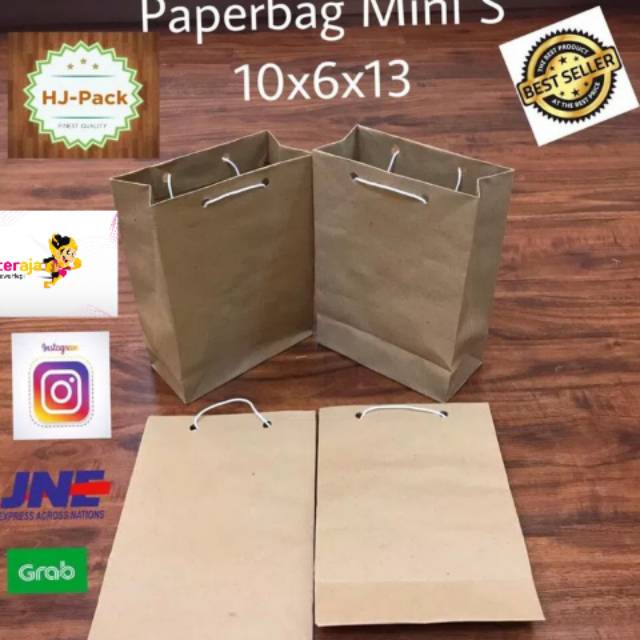 

Minimal Order 12 pcs & Kelipatan 12 pcs! Paperbag Mini Tas Kertas Mini 10x6x13 Paperbag Souvenir Shopping Bag Tas Hampers