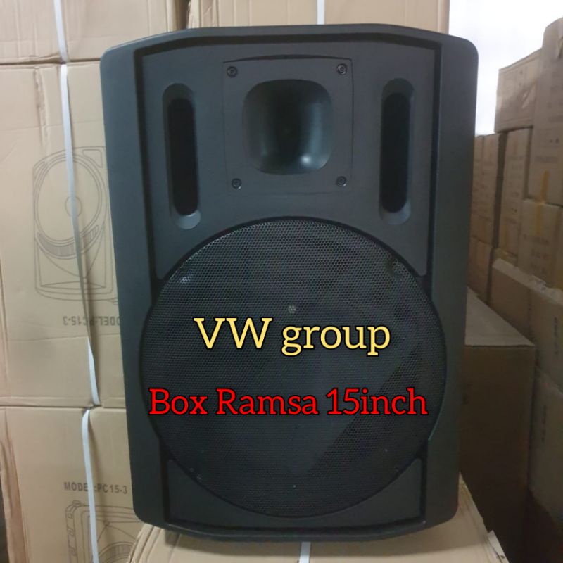 box speaker fiber plastik 15 inch 15in model RAMSA 15inch IMPORT / Box kosong RAMSA 15IN