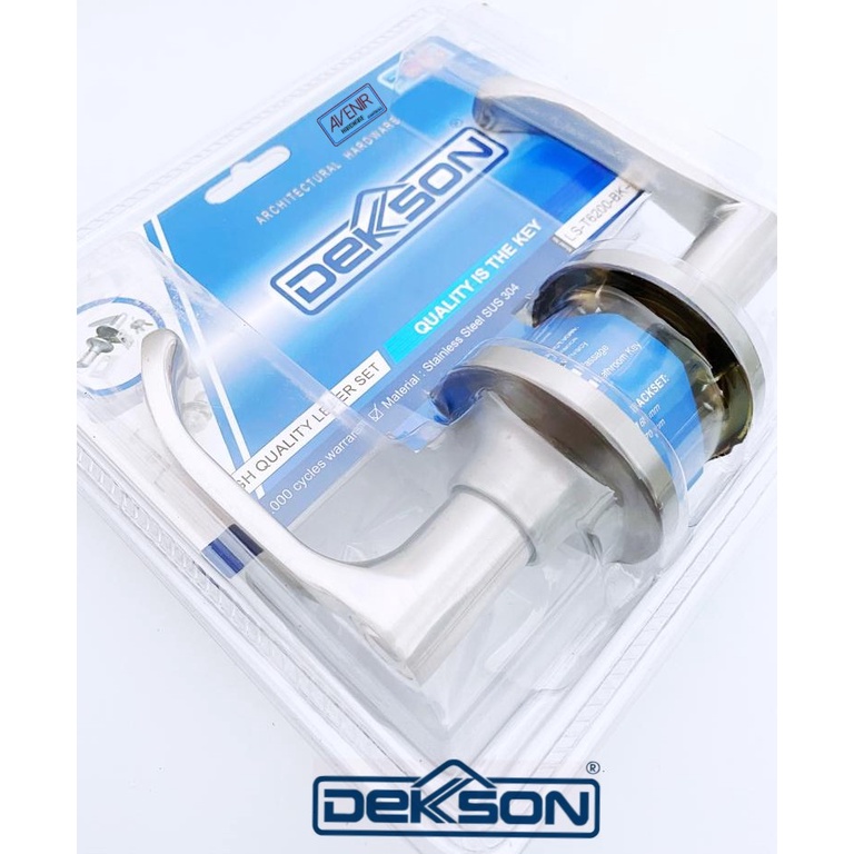 Handle Kamar Mandi Dekson LS T6200 BK Dekkson Handle Pintu Knob Toilet Dekson LS T6200 BK Leverset D