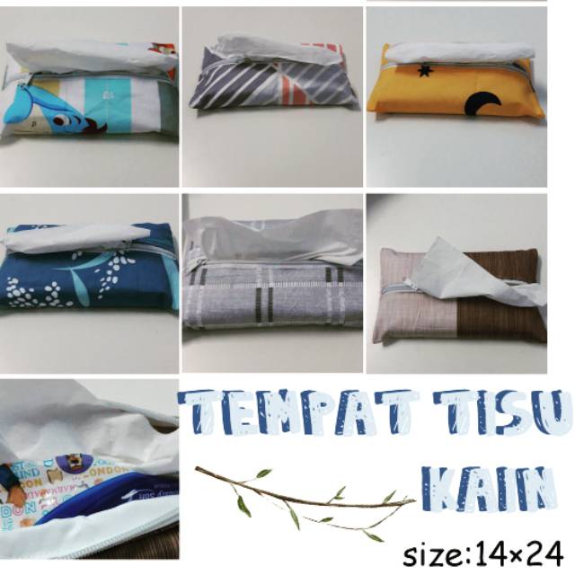 Tempat tisu kain, tempat tisu murah, tempat tisu DIY, Tempat tisu traveling