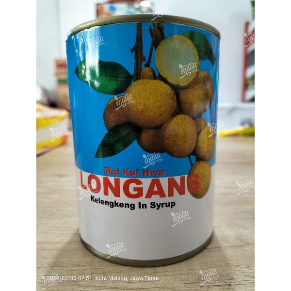 

longan kaleng kelengkeng in syrup