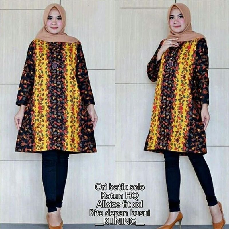 TUNIK BATIK ANTI LUNTUR ALL SIDE LD105