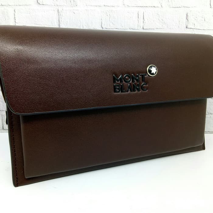 Stock Banyak Clutch Pria Handbag Cowok Import Kulit Buaya Croco VI676  Kulit Montblanc Premium Numl