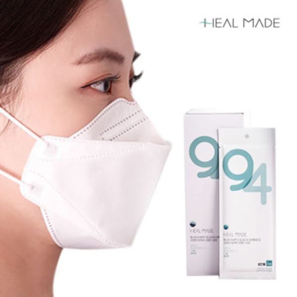 (Putih/Hitam) SHUMU Masker Import Korea KF94 Dewasa (1pcs)