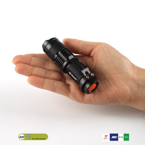 Flashlight Senter LED outdoor camping EDC mini zoom glare CREEQ5 Best Seller