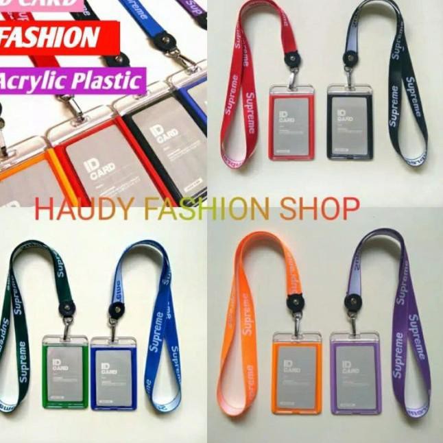 

Terupdate GLM Name tag ID CARD HOLDER Supreme ACRYLIC / GANTUNGAN NAMA 95 Promo