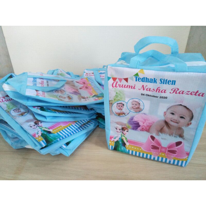 

Tas spunbond foto custom dengan resleting