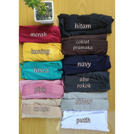 Jilbab SERUT POLOS Adiba / Daily Serut Jokowi Murah / Hijab Khimar Instan-2