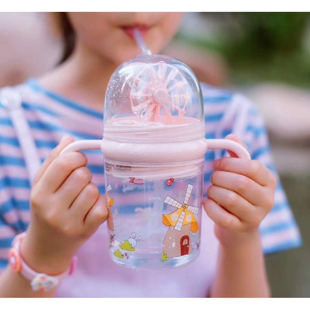 Botol Minum Anak / Botol Kincir Air Mancur / Botol Minum Kincir Air
