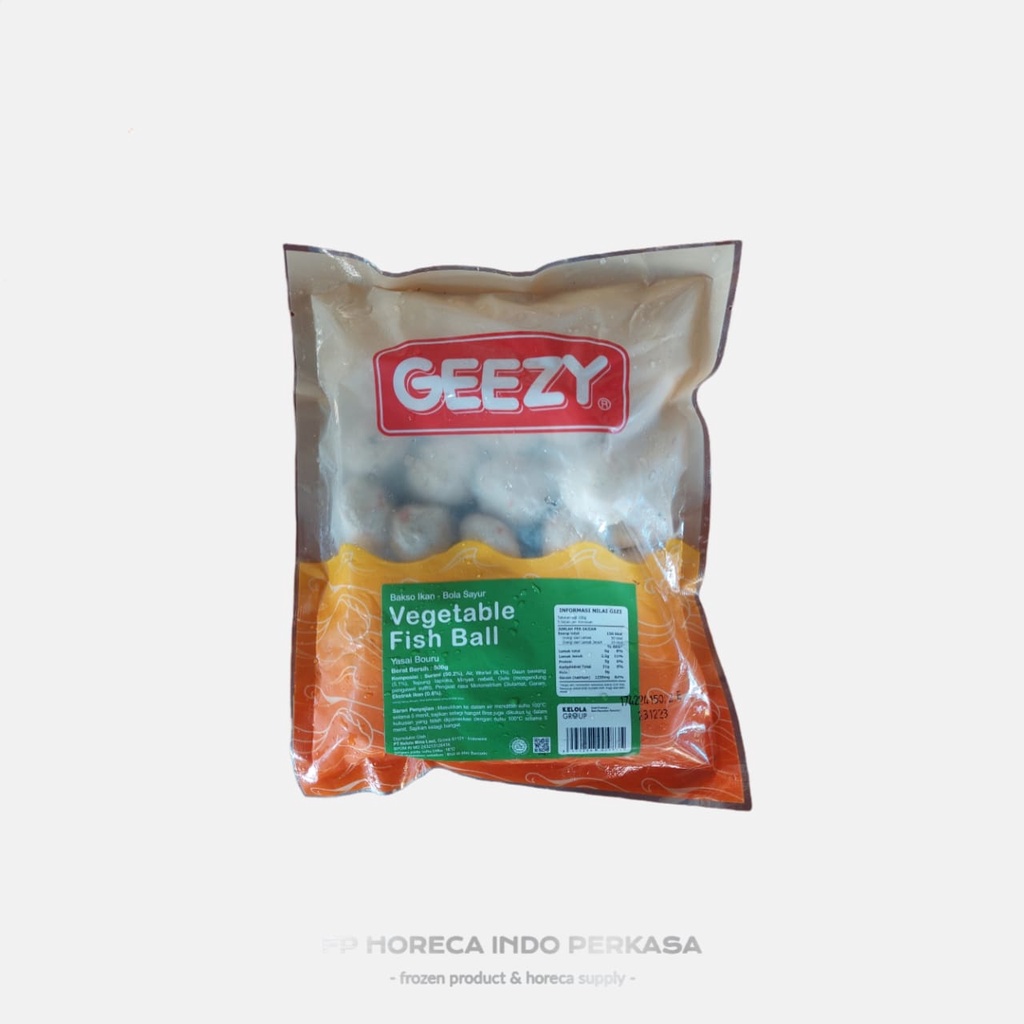 

Geezy Minaku Vegetables Fish Ball 500 gram