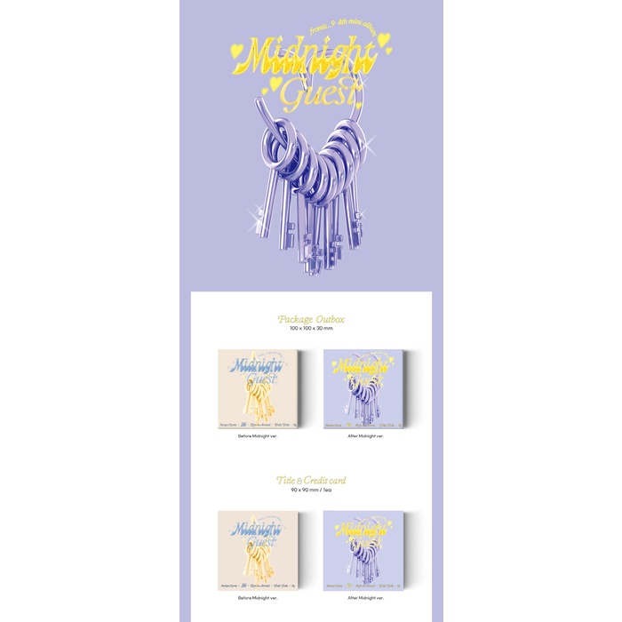 fromis_9 - 4th Mini Album MIDNIGHT GUEST (CD / KiT)