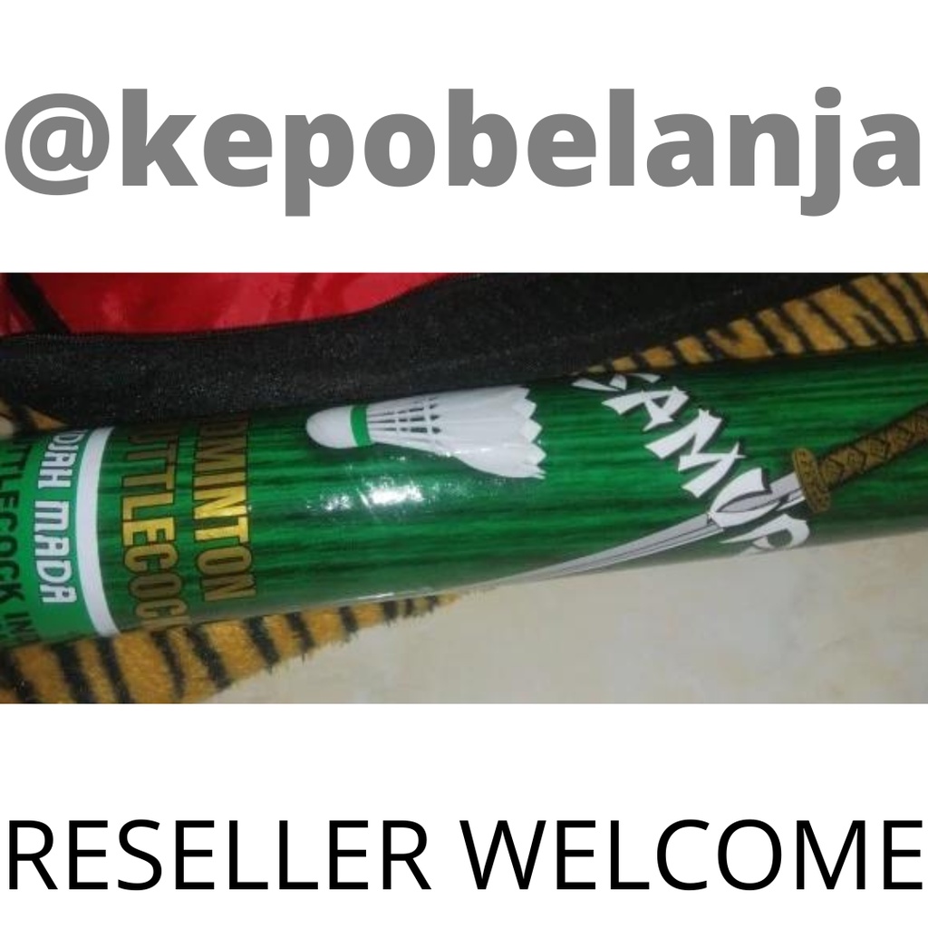 PROMO Badminton Shuttlecock Samurai HIJAU ATAU MERAH COCK BULUTANGKIS MURAH KOK