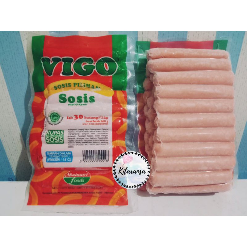 

Sosis 30pcs Vigo/Sosis Vigo Kombinasi/Sosis Sapi/Sosis Ayam/Sosis/Vigo