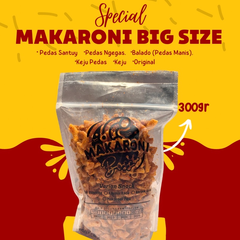 

Makaroni Pipa Pedas Asin 250gr by Macaroni Boss Makroni Makaroni Jajanan Cemilan Camilan Snack Makanan Ringan