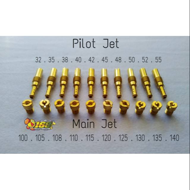 Main jet pilot jet karbu PE 24 PE 26 PE 28 PE 30 karbu PWL ninja karbu Tiger