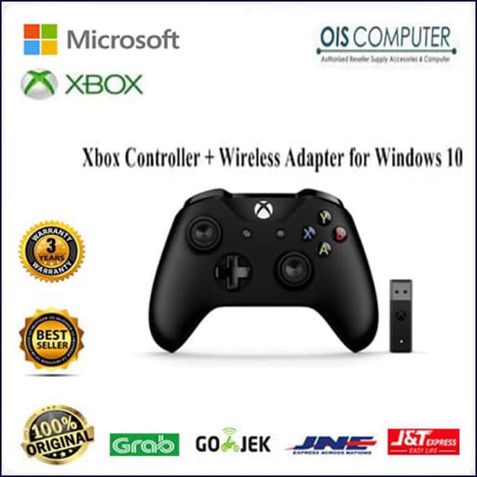 microsoft xbox controller with wireless adapter