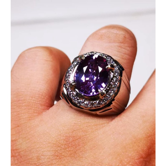 CINCIN BATU PERMATA NAGIRAL ALEXANDRITE CHRYSOBERYL