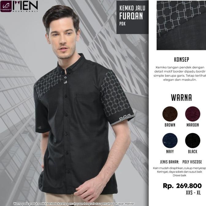 Rabbani Kemko Baju Koko Baju Muslim Pria Jalu Furqan