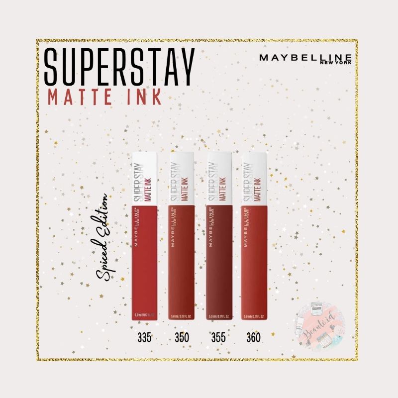 Maybelline Superstay Matte Ink Liquid Matte Lipstick Make Up ( Tahan Lama Hingga 24 Jam )