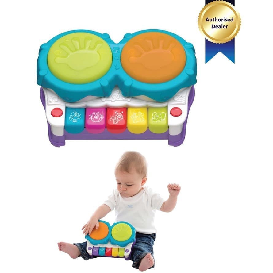 Playgro 2in1 Light Up Music Maker Mainan Anak 1-3yrs