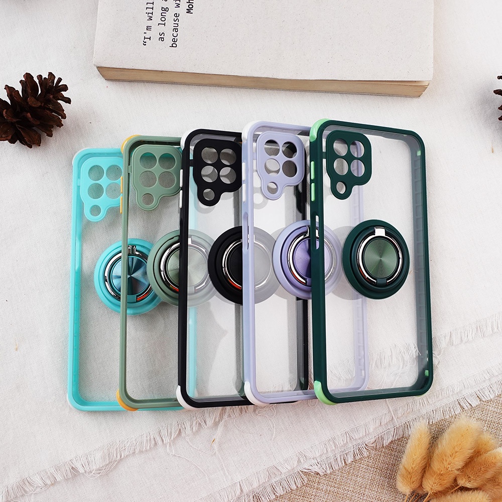 CASE DOUBLE RING SAMSUNG A02 A03S A12 A22 A32 A51 A52 IPHONE 6 6PLUS 7 7PLUS 8 8PLUS X XS XR 11 12 OPPO A15 A7 A9 2020 VIVO Y17 Y15 Y12 Y20 Y12S Y20S XIAOMI NOTE 10 10 PRO 9 9 PRO REDMI 9A 9C HARDCASE CANDY RING CASE DOUBLE RING