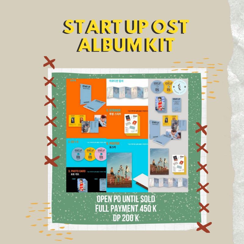 Open Pre Order Start Up Drama Korea Album Kit