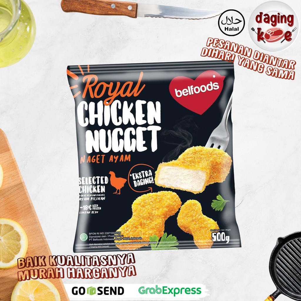

NUGGET AYAM ROYAL CHICKEN STICK BELFOODS 500 gr DK035