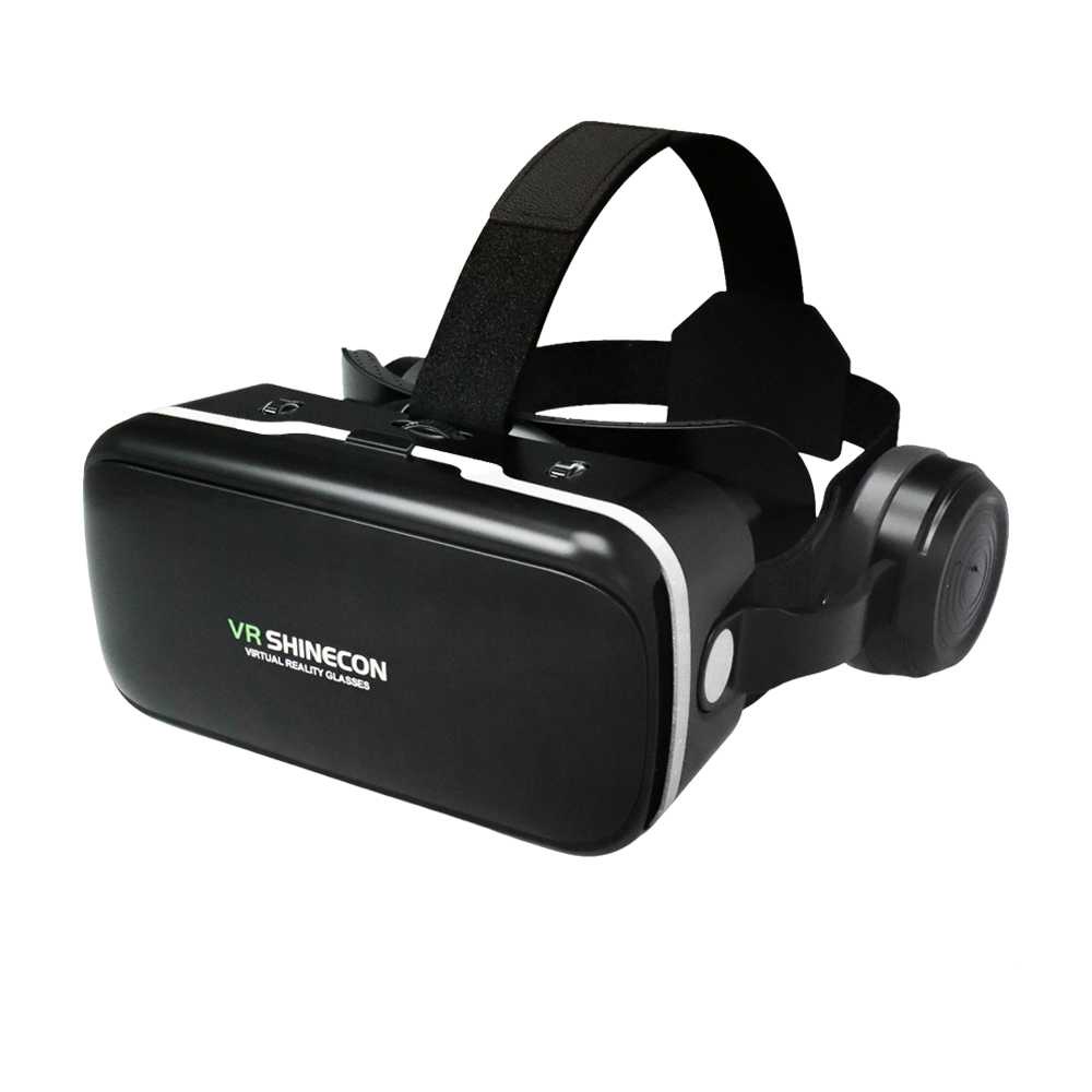 VR 3D Shinecon 6.0 VR Box Virtual Reality 3D Glasses dengan Headphone Termurah