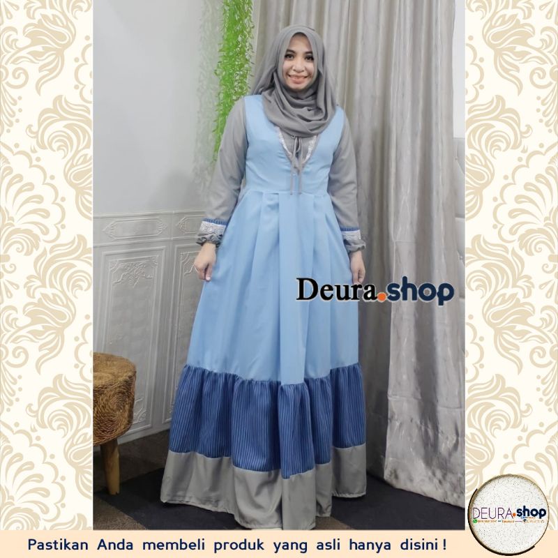 Gamis Deura D270 / Gamis Deura Terbaru / Gamis Remaja / Gamis Wanita