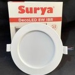 Lampu Panel LED / Downlight 8 Watt DecoLED SURYA (GARANSI 1 Tahun)