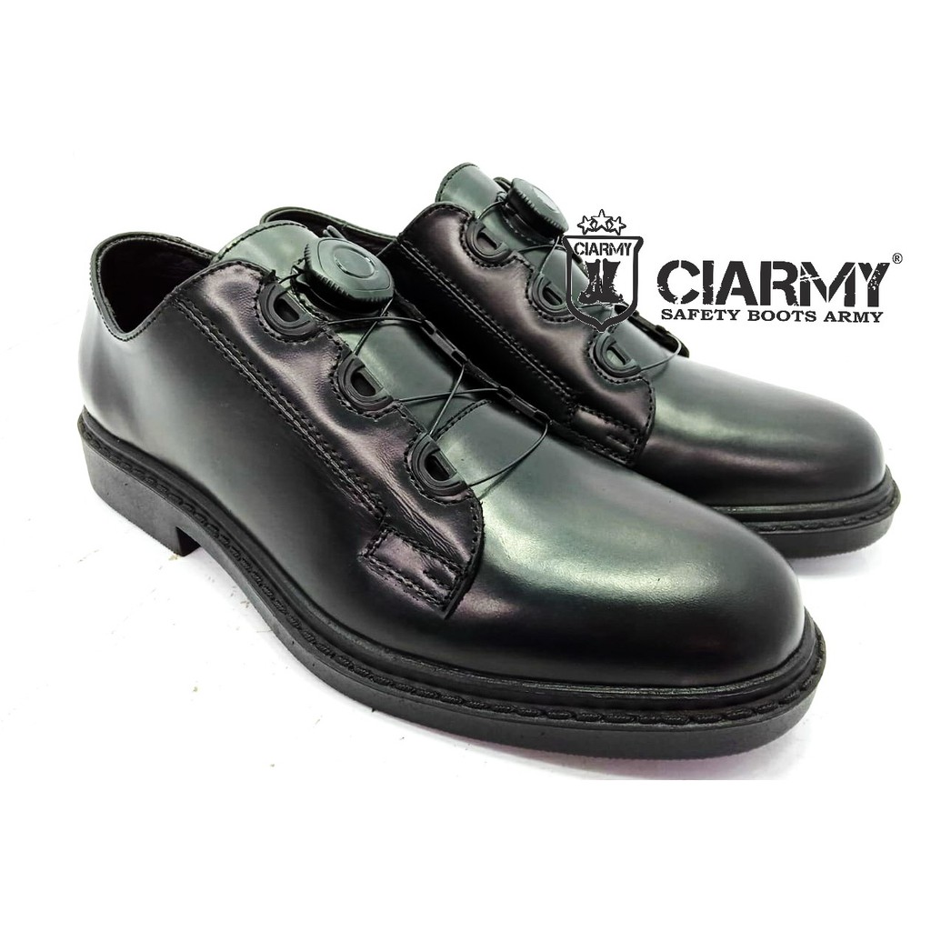 Sepatu Dinas HArian Tali Putar LAcing Syztem Ciarmy C-017LC