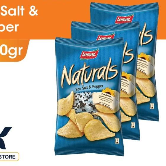 

➷ Lorenz Naturals Seasalt 100gr - paket 3pcs ♣