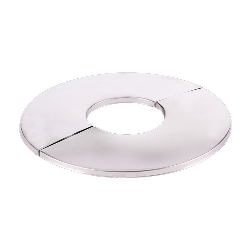 Gro Wall Split Flange Plat Escutcheon Bulat Untuk Keran Dapur Wastafel Toilet