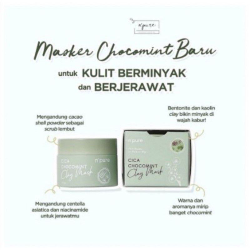 Original Npure Clay Mask Centella Chocomint