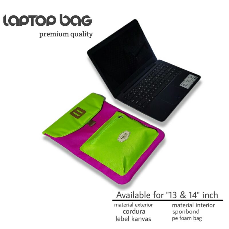 Bag Store Laptop Sleeve Case 13 - 15 Inch Cover Computer Liner Bag for Macbook Tablet Notebook Gratis Ongkir