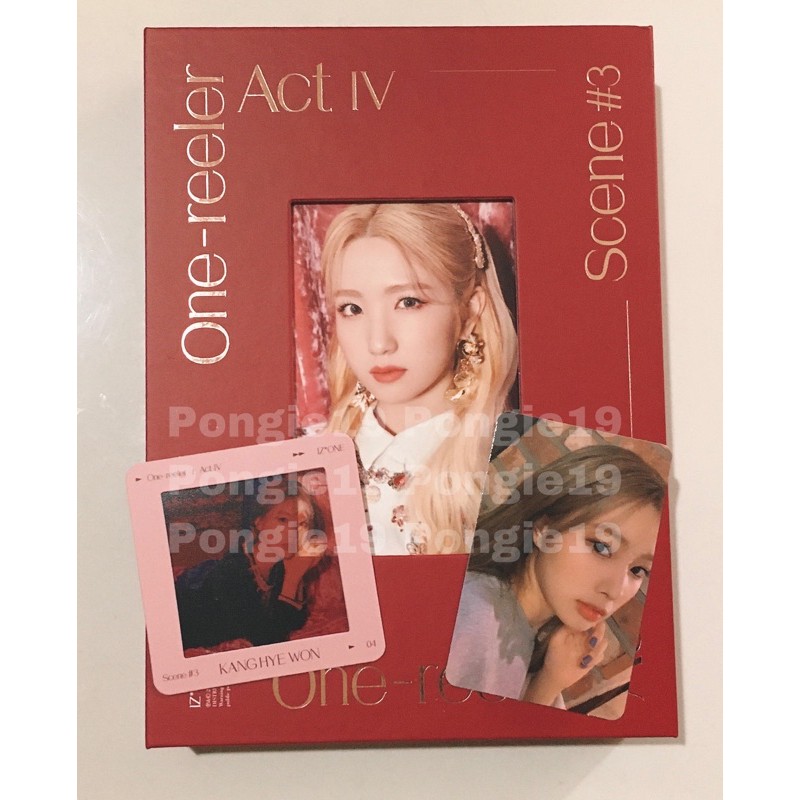 IZ*ONE ONE - REELER Scene #3 PHOTOCARD WTT / TRADE HITOMI / HYEWON / CHAEWON / EUNBI