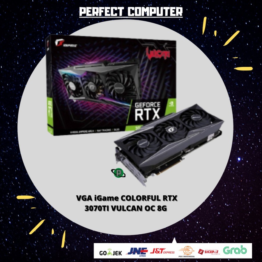 VGA IGAME COLORFUL RTX 3070TI VULCAN OC 8G GEFORCE RTX 3070 TI