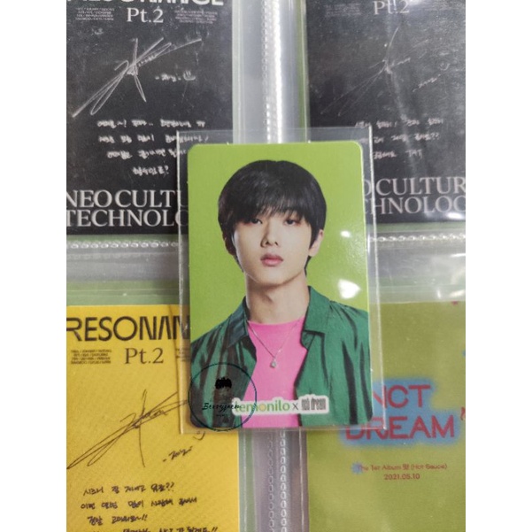 PC Photocard NCT Dream x Tos Tos NCT Dream x Lemonilo (Jisung, Haechan, Chenle, Jaemin) Mark dicon