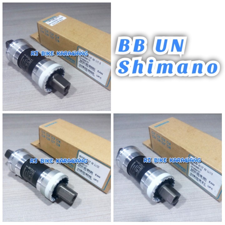 Bottom Bracket BB Shimano Kotak UN300 110 113 117.5 dan 123MM