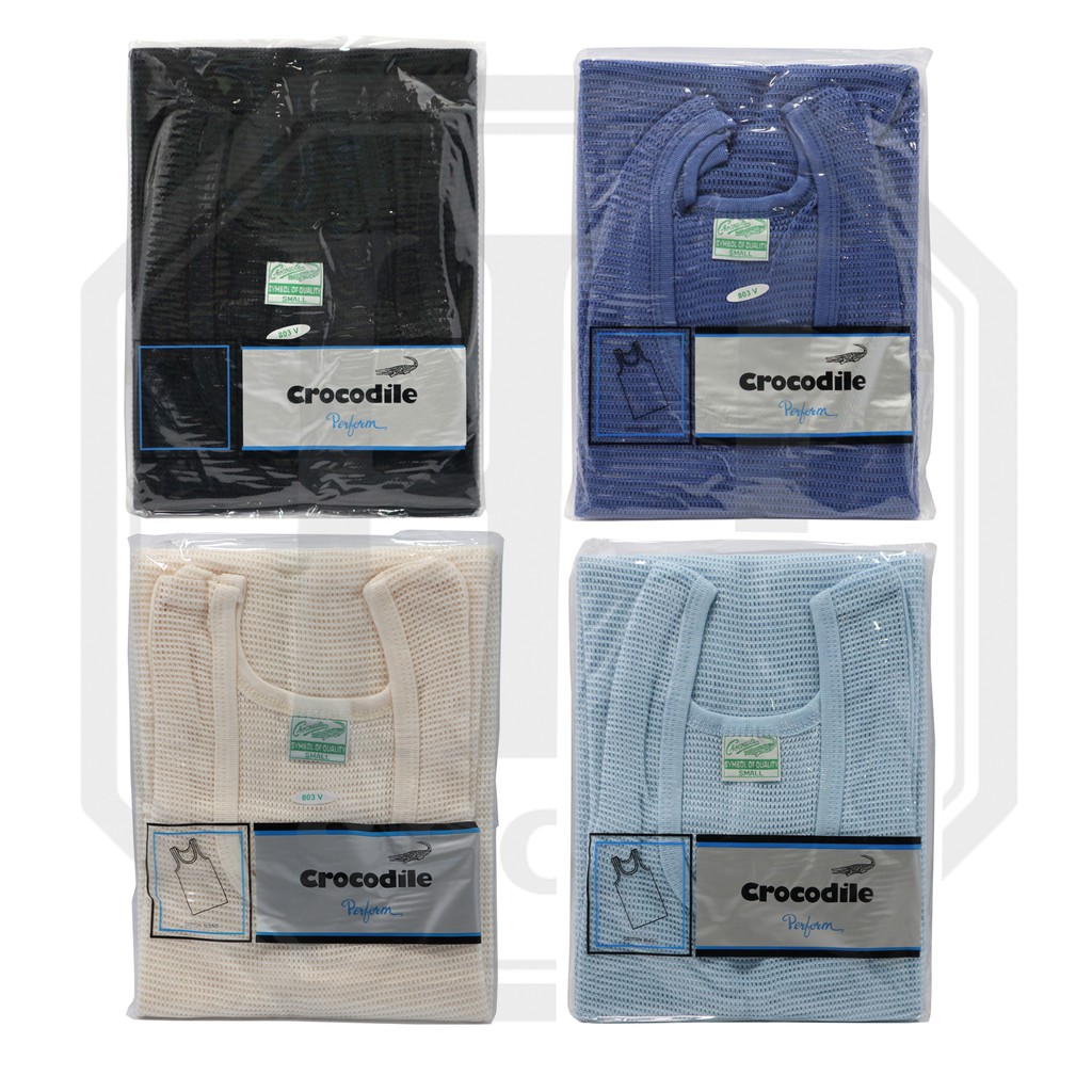 Kaos Dalam Crocodile 803V / Singlet Jala Pria Murah