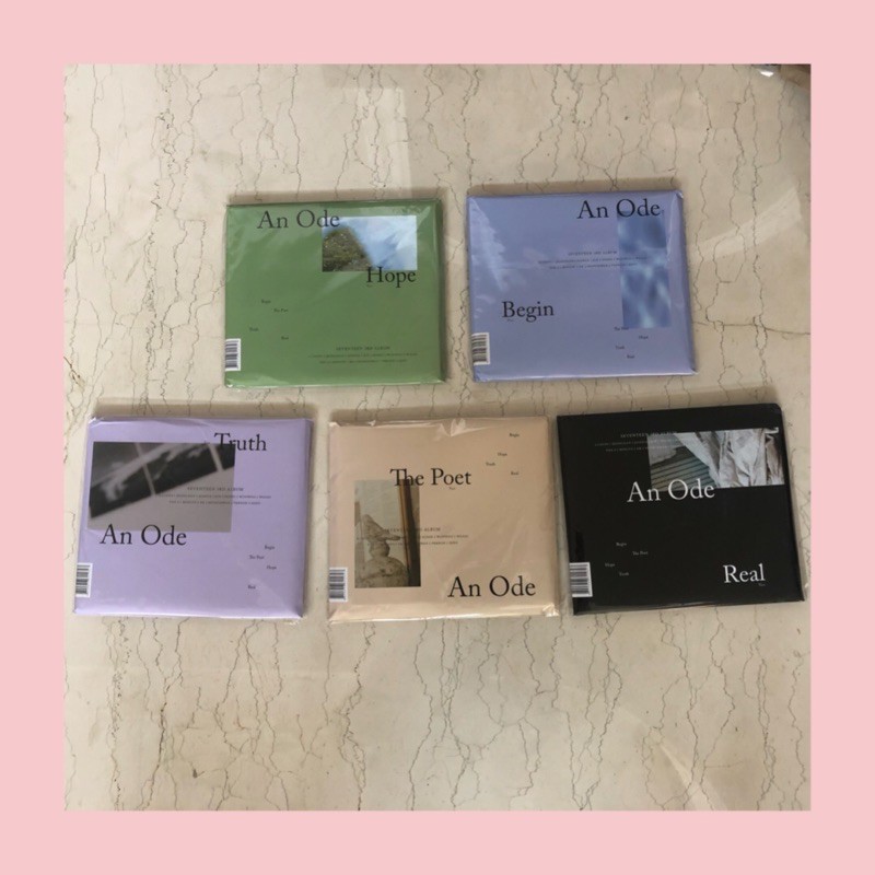 READY STOCK SEVENTEEN AN ODE SEALED BEGIN TRUTH POET REAL HOPE