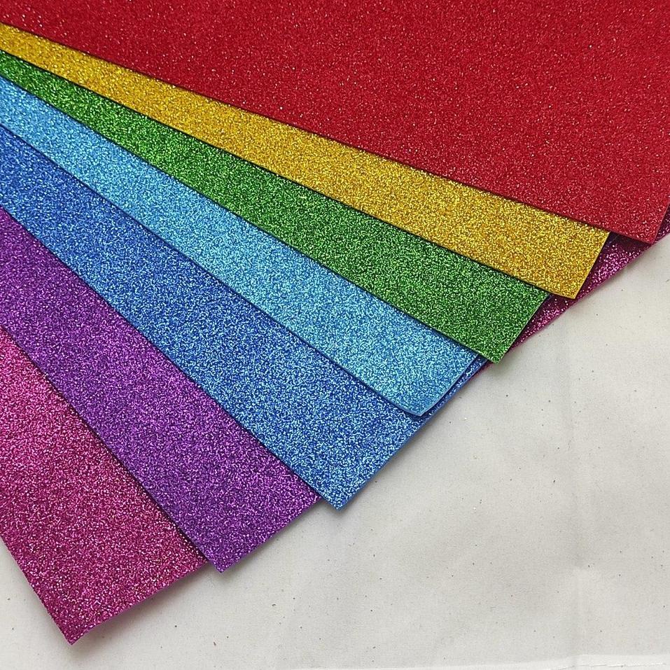

『BIG SALE』 BUSA ATI / BUSA EVA FOAM GLITTER PAPER 40 X 60CM - KIDS ARTS & CRAFTS HANDICRAFT CREATIV