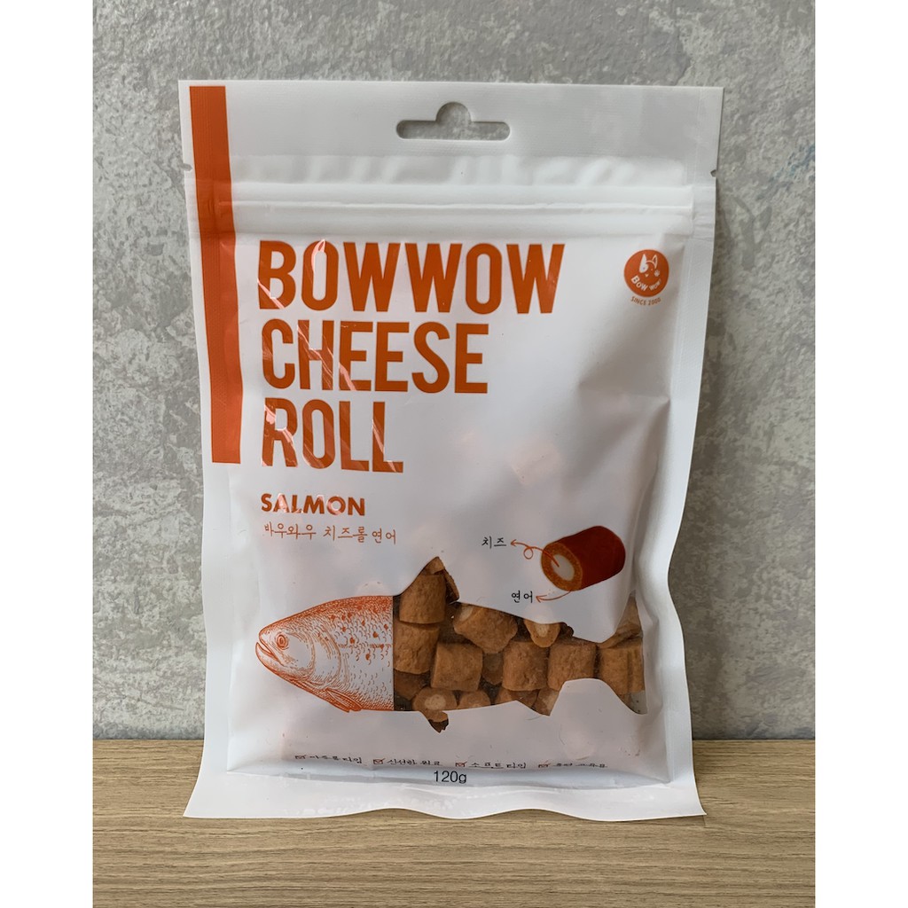 

Bowwow Cheese Roll (Cheese + Salmon) 120gr